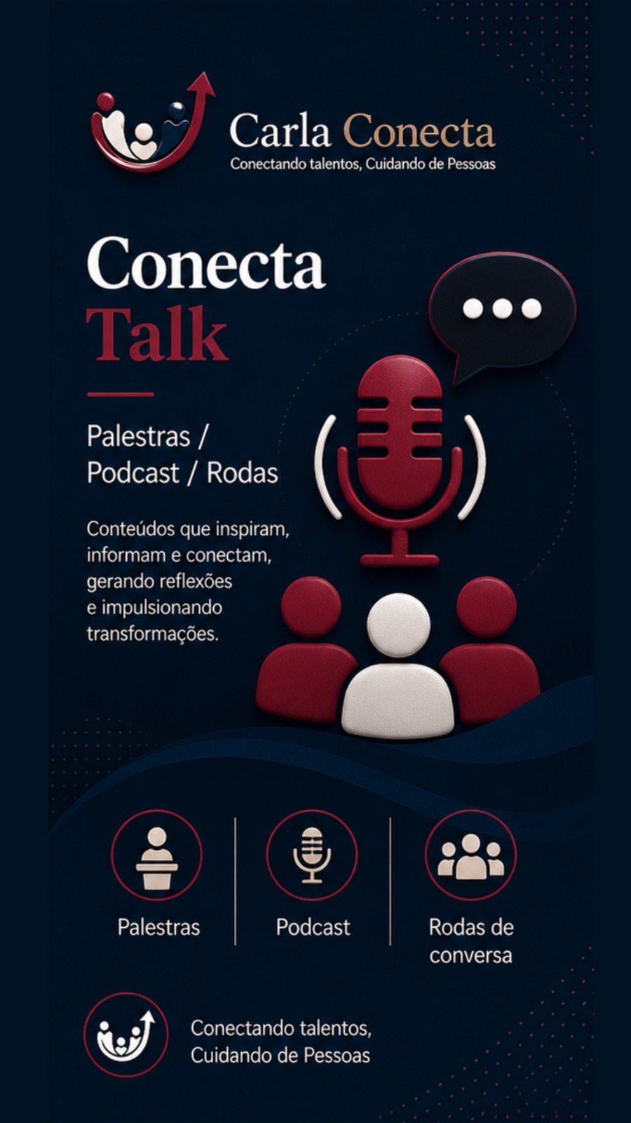 Conecta Talk - Palestras, Podcast e Rodas de Conversa